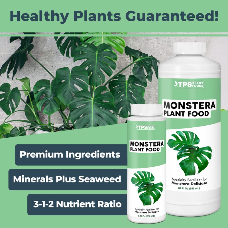 TPS NUTRIENTS Monstera Plant Food for Monsteras وPhilodendrons، سماد سائل للنباتات المنزلية الاستوائية، 32 أونصة (1 كوارت) - Image 5